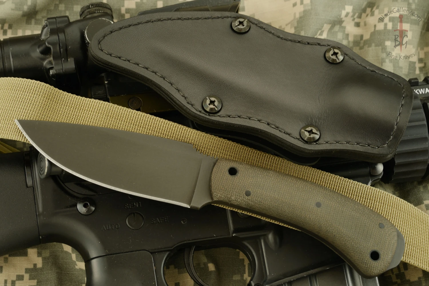 Woodsman With Green Micarta 1 Woodsman With Green Micarta