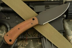 Woodsman With Tan Micarta 7 Woodsman With Tan Micarta -Optimal Knives Store 104620 4 x