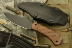 Woodsman With Sculpted Tan Micarta