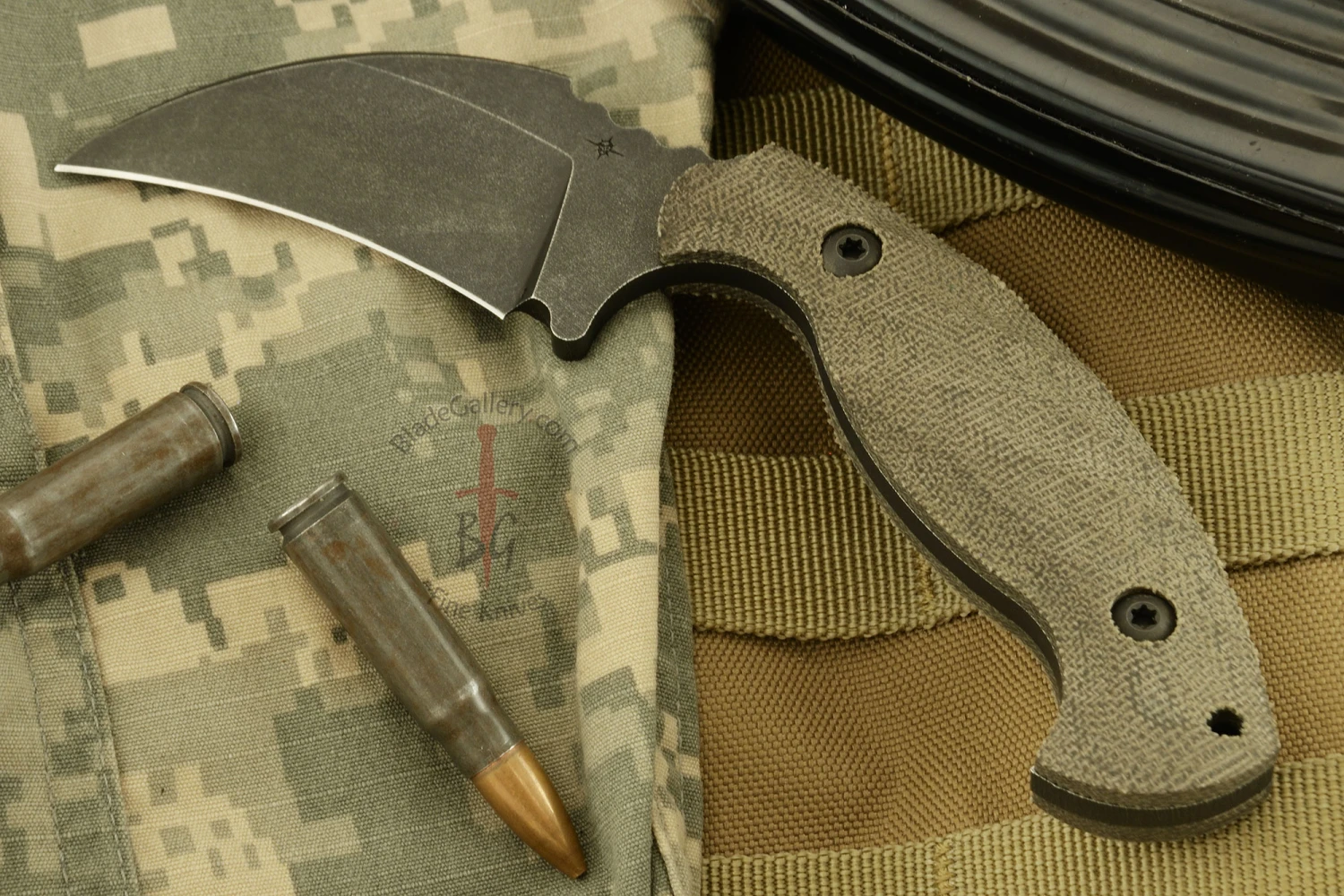 Karsumba With Green Burlap Micarta 2 Karsumba With Green Burlap Micarta - Image 2