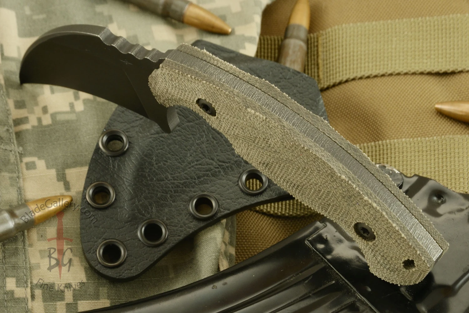 Karsumba With Green Burlap Micarta 3 Karsumba With Green Burlap Micarta - Image 3