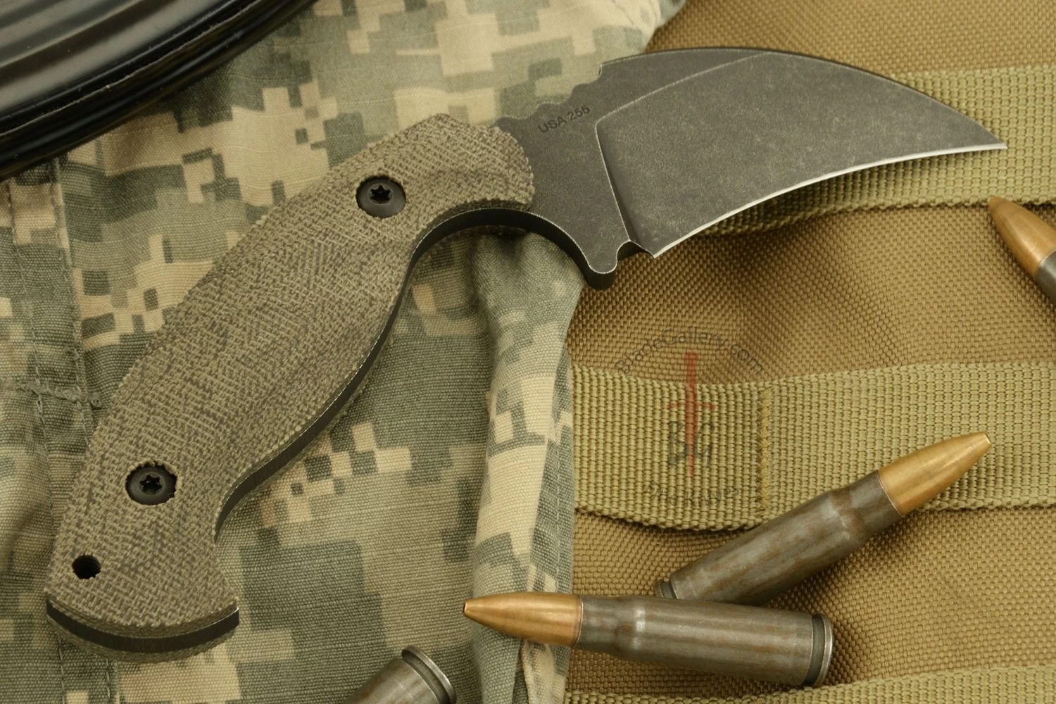 Karsumba With Green Burlap Micarta 4 Karsumba With Green Burlap Micarta - Image 4