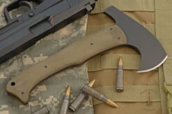 Hunter Axe LT With Green Laminate And Caswell 7 Hunter Axe LT With Green Laminate And Caswell -Optimal Knives Store 104667 4 x