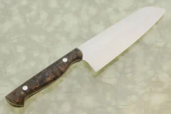 Chef's Knife - Santoku (6-1/4 In) With Masur Birch -Optimal Knives Store 104777 5 x