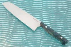Chef's Knife - Santoku (7 In) With Masur Birch