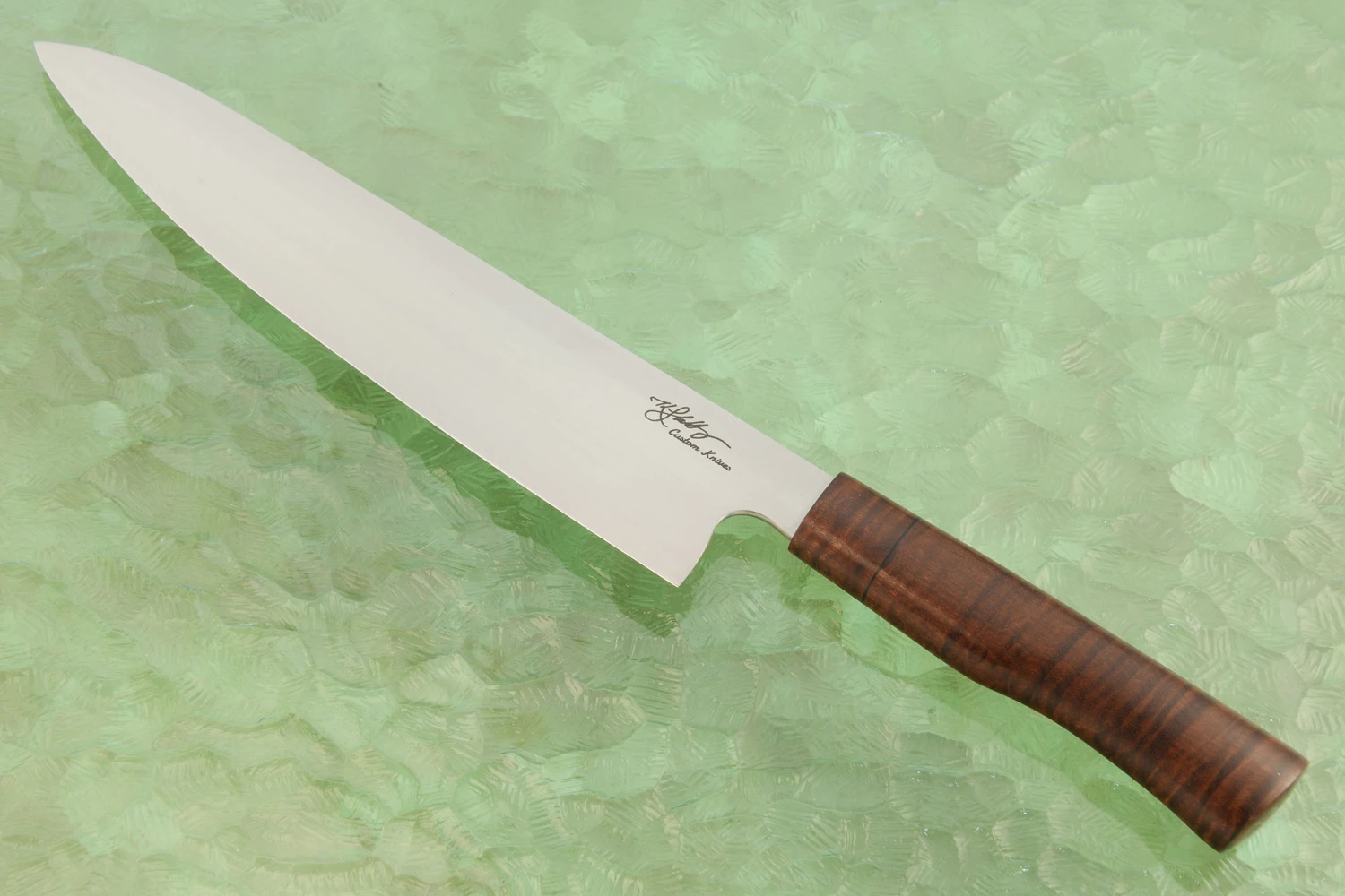 Chef's Knife With Ringed Gidgee (9-1/2 In) 1 Chef's Knife With Ringed Gidgee (9-1/2 In)