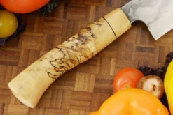 Honyaki Chef's Knife With Spalted Tamarind (9-1/2 In) -Optimal Knives Store 104840 5 x