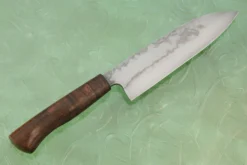 Honyaki Chef's Knife With Ringed Gidgee (9 In) -Optimal Knives Store 104841 4 x