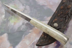 Utility/Hunter With Birdseye Maple - S35VN 6 Utility/Hunter With Birdseye Maple - S35VN -Optimal Knives Store 105027 3 x