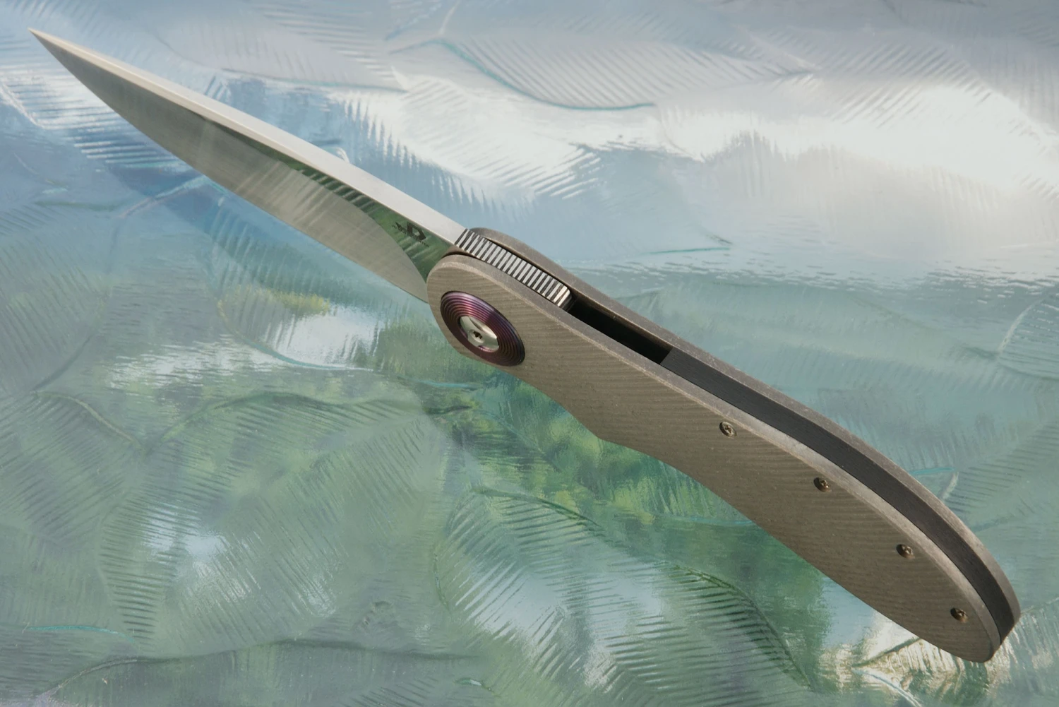 Titanium EDC Framelock Front Flipper (IKBS) 3 Titanium EDC Framelock Front Flipper (IKBS) - Image 3