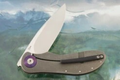 Titanium EDC Framelock Front Flipper (IKBS) 8 Titanium EDC Framelock Front Flipper (IKBS) -Optimal Knives Store 105048 4 x