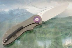 Titanium EDC Framelock Front Flipper (IKBS) 9 Titanium EDC Framelock Front Flipper (IKBS) -Optimal Knives Store 105048 5 x