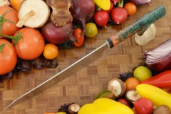 Chef's Slicer (Sujihiki) With Masur Birch -Optimal Knives Store 105118 3 x