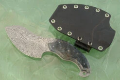 Damascus Field Chef Knife (4-1/2") With Maple Burl