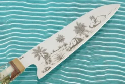 Aslaug Chef's Knife (8-1/4 In.) With Natural Sahara Desert Galaxy -Optimal Knives Store 105219 6 x