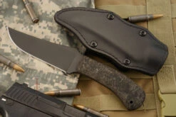 Belt Knife With Rubber