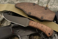 Crusher Belt Knife With Maple