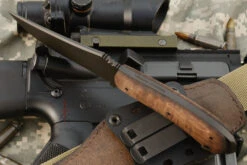 Crusher Belt Knife With Maple -Optimal Knives Store 105233 3 x