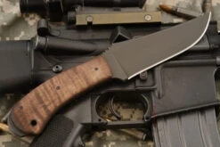 Crusher Belt Knife With Maple -Optimal Knives Store 105233 4 x