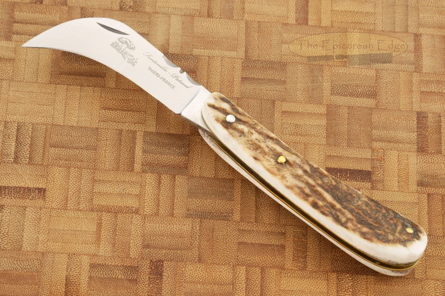Folding Mushroom Knife, Stag 1 Folding Mushroom Knife, Stag