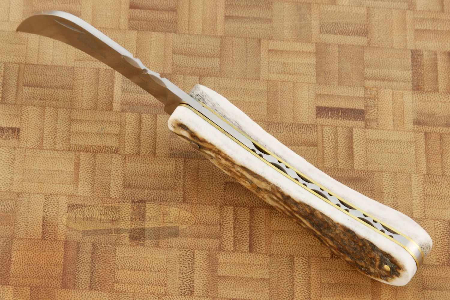 Folding Mushroom Knife, Stag 3 Folding Mushroom Knife, Stag - Image 3