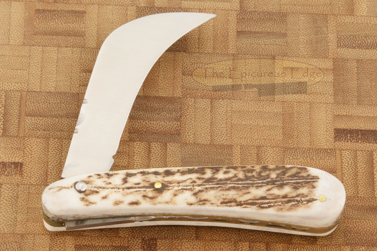 Folding Mushroom Knife, Stag 4 Folding Mushroom Knife, Stag - Image 4