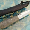 Forged Integral Puukko With Curly Ash