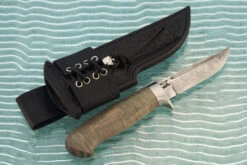 Damascus Hunter With Curly Maple (Model LR)