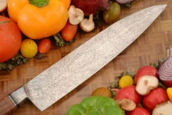 Integral Mosaic Damascus Chef's Knife (10 In.) With Tasmanian Blackwood -Optimal Knives Store 105376 6 x