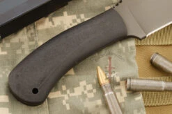 Belt Knife With Black Laminate -Optimal Knives Store 105379 4 x