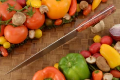 Chef's Knife (9-1/2 In.) With Maple Burl 8 Chef's Knife (9-1/2 In.) With Maple Burl -Optimal Knives Store 105431 3 x