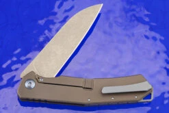 Custom Sierra Framelock Flipper - Dark Ti & Elmax 8 Custom Sierra Framelock Flipper - Dark Ti & Elmax -Optimal Knives Store 105464 4 x