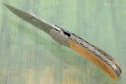 LL-OO Flipper With Mammoth Ivory And Meteorite (Ceramic IKBS) -Optimal Knives Store 105546 3 x