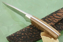 Drop Point Hunter With Mammoth Ivory (FB-50) -Optimal Knives Store 105569 3 x