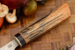 Damascus Chef's Slicer (Sujihiki) With Masur Birch -Optimal Knives Store 105652 3 x