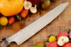 Damascus Chef's Slicer (Sujihiki) With Masur Birch -Optimal Knives Store 105652 6 x