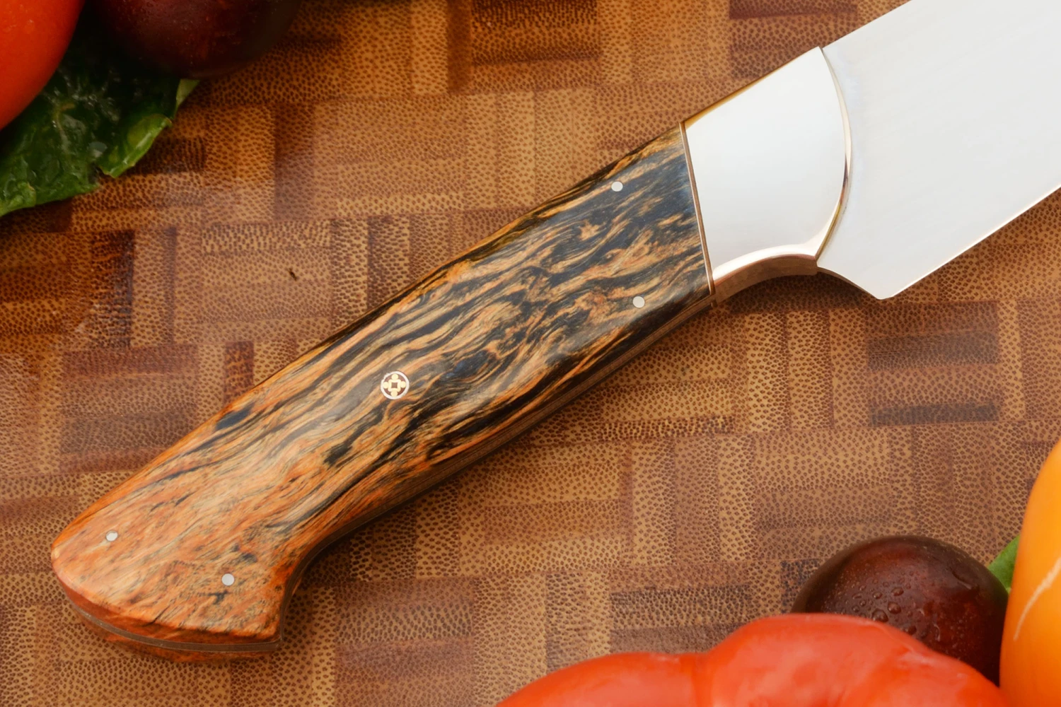 Chef's Knife/Utility (5-3/4 In.) With Masur Birch 4 Chef's Knife/Utility (5-3/4 In.) With Masur Birch - Image 4