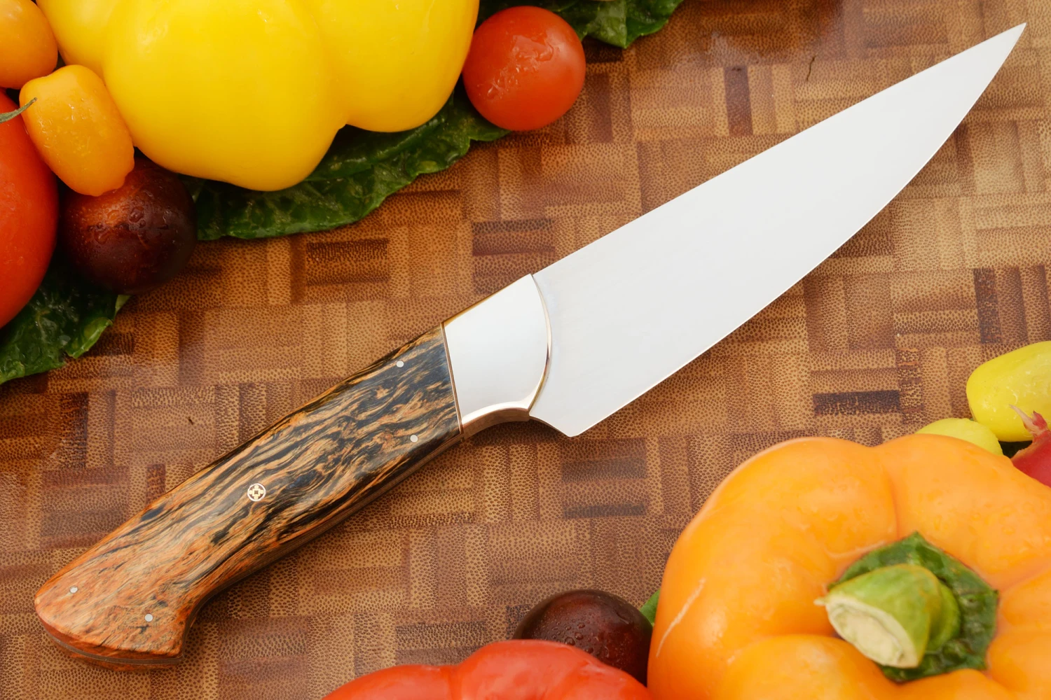 Chef's Knife/Utility (5-3/4 In.) With Masur Birch 5 Chef's Knife/Utility (5-3/4 In.) With Masur Birch - Image 5