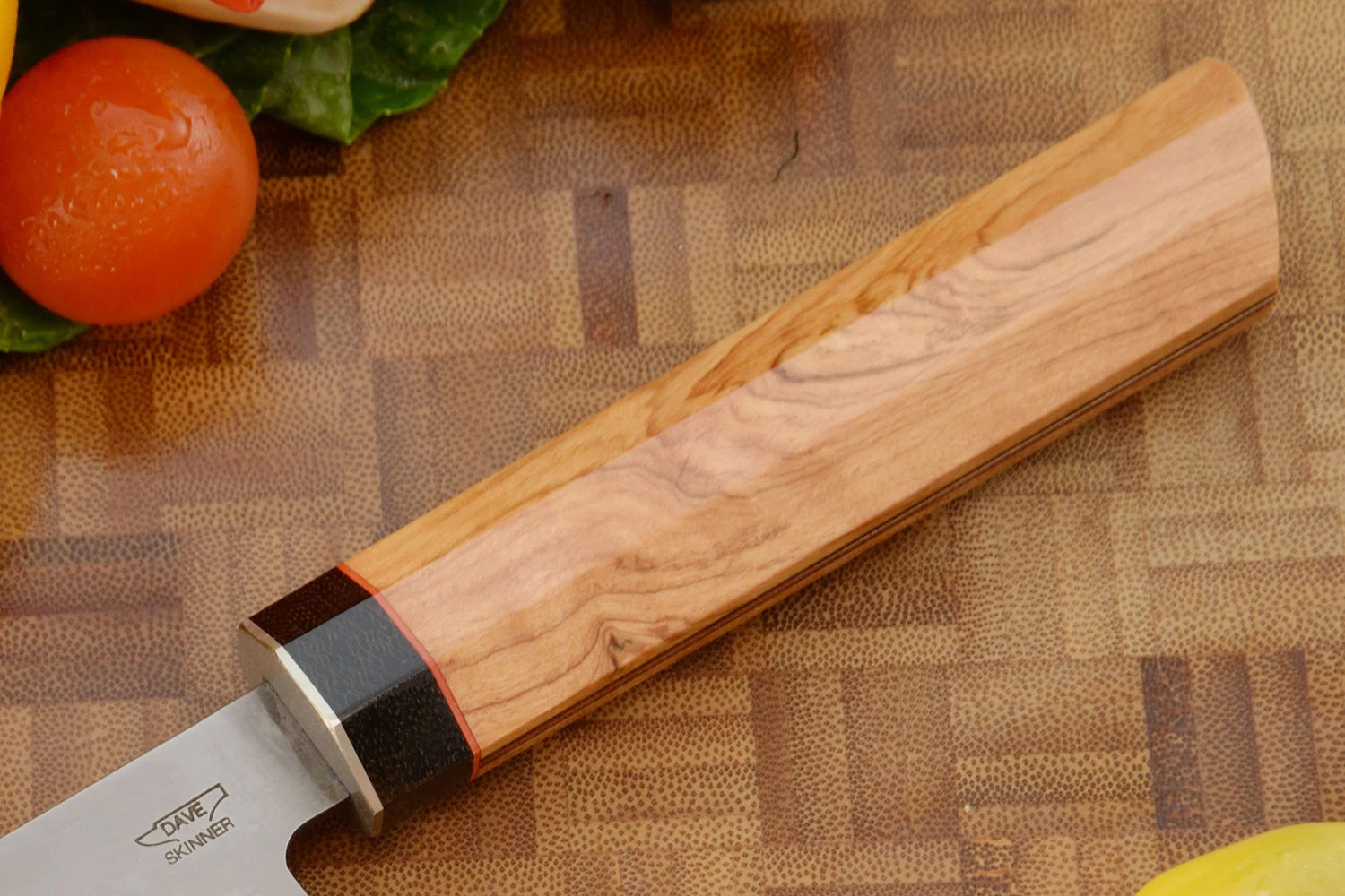 Boning Knife/Utility (Honesuki) - 5-1/3" With Wild Olive 2 Boning Knife/Utility (Honesuki) - 5-1/3" With Wild Olive - Image 2