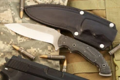 Tactical Utility Knife With Carbon Fiber