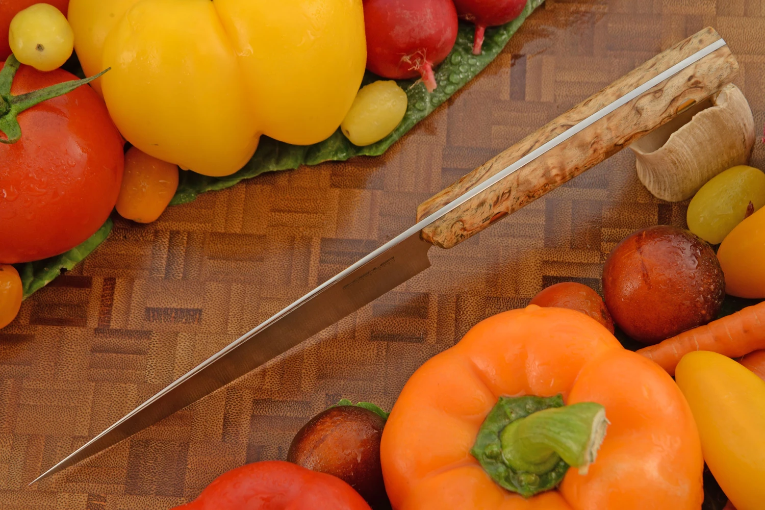 Chef's Knife (5-3/4 In.) With Masur Birch 3 Chef's Knife (5-3/4 In.) With Masur Birch - Image 3