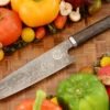Damascus San Mai Chef's Knife (8 In.) With Bog Oak