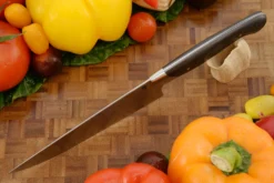 Chef's Knife (6 In.) With Carbon Fiber -Optimal Knives Store 105691 3 x