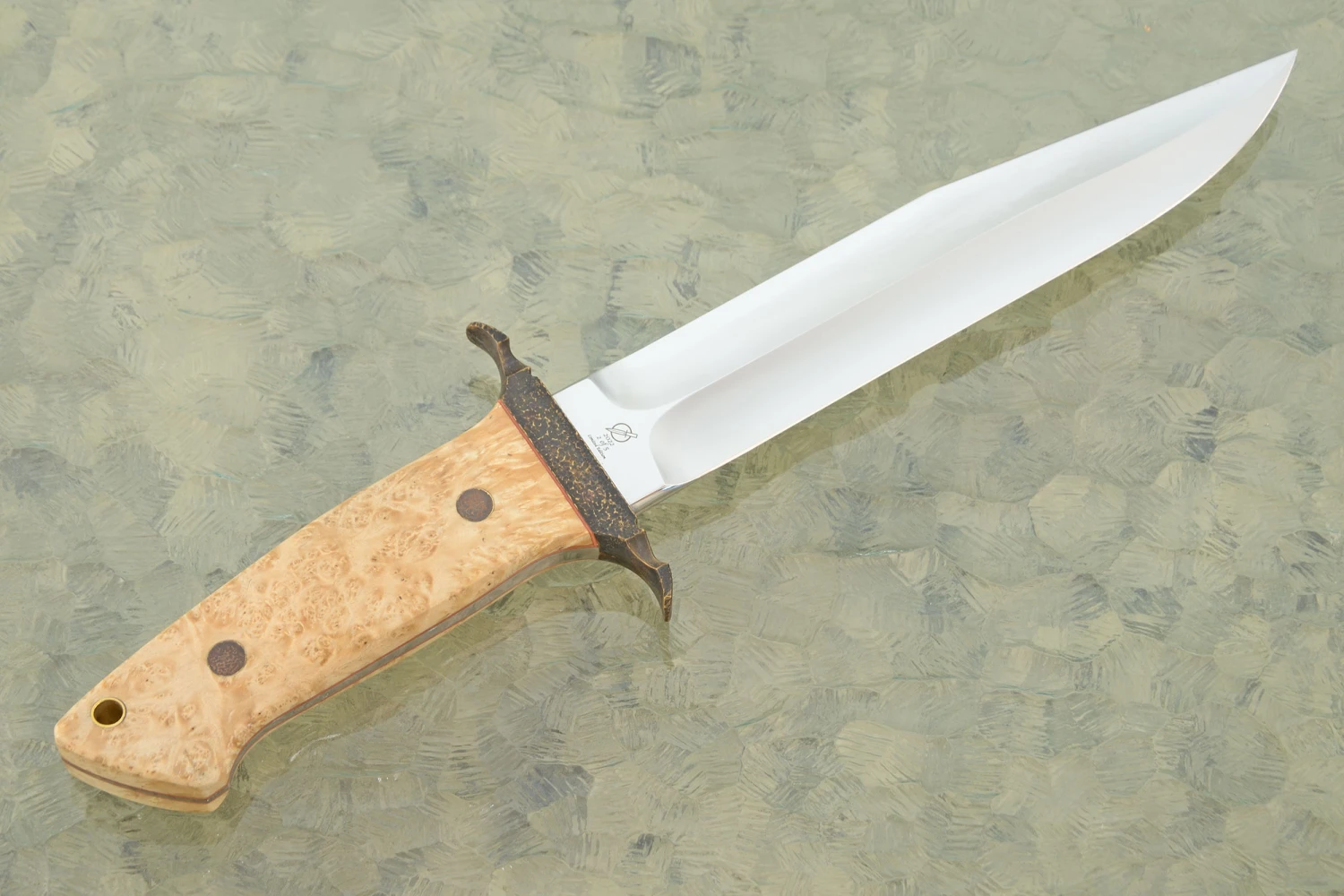 Phoenix Fighter (7-1/2") With Maple Burl And Bronze 6 Phoenix Fighter (7-1/2") With Maple Burl And Bronze - Image 6