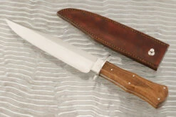 Sheffield Style Bowie With Checkered Black Walnut