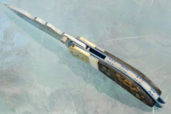 Yuzen Folder With Bronze And Mother Of Pearl -Optimal Knives Store 105906 3 x