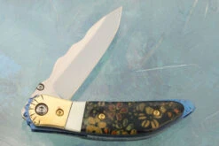 Yuzen Folder With Bronze And Mother Of Pearl -Optimal Knives Store 105906 4 x