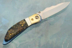 Yuzen Folder With Bronze And Mother Of Pearl -Optimal Knives Store 105906 5 x