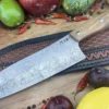 Chef's Knife (Santoku) With Pau Santo And O2 Carbon Steel