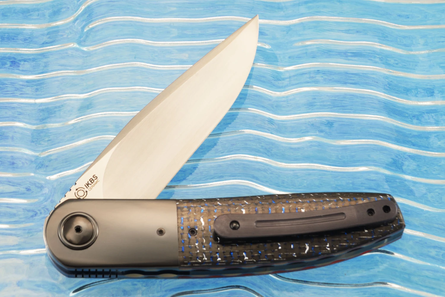 L28 Flipper With Blue/Silver Carbon Fiber And Zirconium (Ceramic IKBS) - CTS-XHP 4 L28 Flipper With Blue/Silver Carbon Fiber And Zirconium (Ceramic IKBS) - CTS-XHP - Image 4